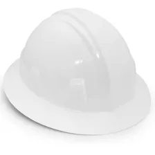 Casco Seguridad Tipo Ala Ancha Ajuste Matraca Infra Color Blanco