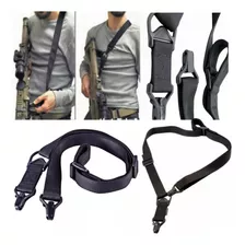 Portafusil Táctico 2 Puntos Bungee Sling Militar Policía Col