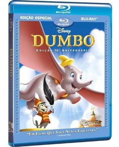 Blu Ray Dumbo Edição 70º Aniversário Disney Lacrado