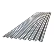 Chapa Techo Galvanizada Acanalada C25 Hoja De 1,10 X 4,50 Mt