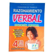 Razonamiento Verbal 4to Grado Primaria Editorial Mirbet 