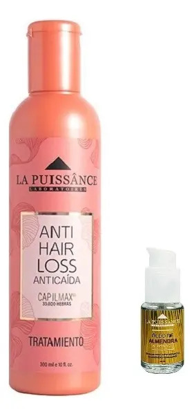 Tratamiento Hair Loss La Puissance 300ml +oleo  Almendras