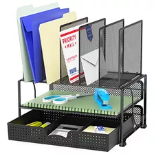 Organizador De Escritorio Simplehouseware Mesh Con Cajón, Ba