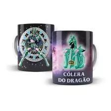 Caneca Cavaleiros Do Zodiaco Saint Seiya Shiryu De Dragão