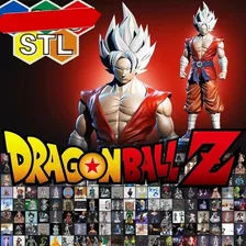 Pack Impressora 3d Dragon Ball Z Super Gt