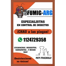 Fumigaciones: Cucarachas, Mosquitos, Pulgas, Hormigas, Etc.