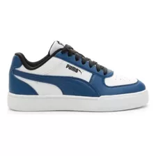 Tenis Puma Caven Jr Blanco Azul 38205620