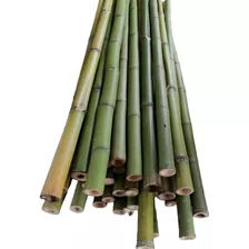 40 Varas De Bambú Natural Tutores Cerca 130cm/ 2-3cm Grosor 