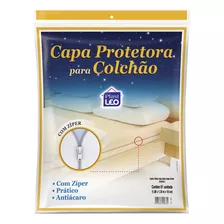 Capa Premium Para Colchão Casal Com Zíper - Antiácaro