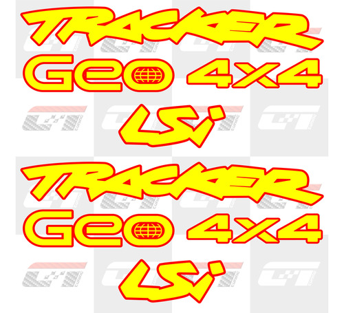 Stickers Calcomana Kit Pack Tracker Geo 4x4 Lsi Vinil Calca Foto 6