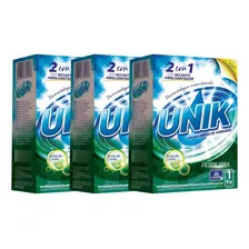 Kit 3un Sabão Detergente Secante Máquina Lava Louça 1kg Unik