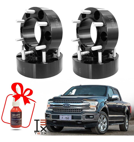 Kit Espaciadores Ford F150 Lobo 2014 2 6/135 Llanta Cb87.1 Foto 2