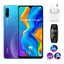 Huawei P30 Lite Dual Sim 128 Gb Azul Pavo Real 4 Gb Ram