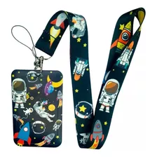 Porta Credencial + Lanyard Astronauta Kt0342