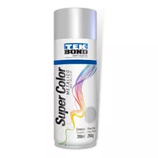 Tinta Spray Tek Bond Prata Metálico Super Color 350ml / 250g