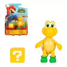 Figura Articulada Super Mario Koopa + Bloque 8cm Jakks Febo