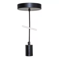 Luminaria Pendente G-light Metallum 1 Lampada E27 Preto