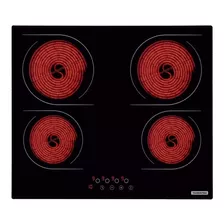 Fogão Cooktop Elétrica Tramontina New Square Touch 4ev 60 Preto 220v