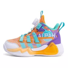 Tela De Red Transpirable Zapatos De Baloncesto Para Niños