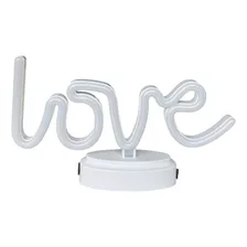 Luminária Love - Enfeite Luminoso Abajur Led Neon Decoração