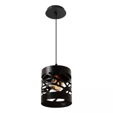 Lámpara Colgante Dark Decor Negro E27 40w 1 Luz