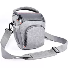 Fosoto Compact Dslr Camera Bag Shoulder Crossbody Case Compa