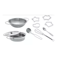 Kit Cozinha Inox Forminhas - Braskit