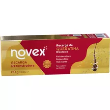 Reconstrução Capilar Novex Recarga De Queratina Hidratação De 80ml 80g