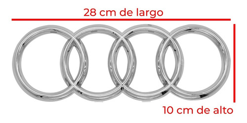 Emblema Logo Delantero Para Parrilla Audi A4 Universal Foto 5