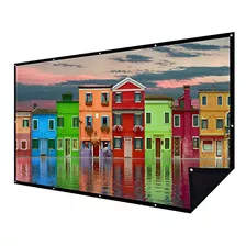 Pantalla Proyector Doble Capa 100'' 16:9 Portátil 3d - Cine