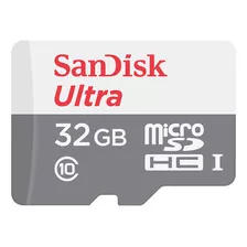 Memoria Flash Sandisk Ultra Microsdhc, Uhs-i, Class10, 32gb