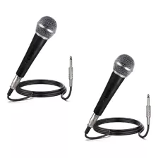 Microfonos Alámbricos Pack X2