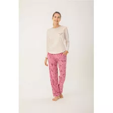 Pijama Invierno Promesse Woman Mod. Modelo Jazmin Art 15120