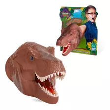 Brinquedo Dinossauro Fantoche De Mão Tiranossauro