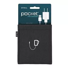 Ut Wire Utw-pk02-bk Bolsillo Móvil Del Cargador De La Bolsa,