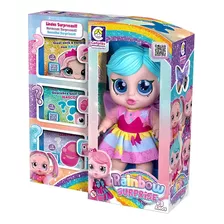 Boneca Rainbow Surprise Com Mascotinho Meninas Surpresas