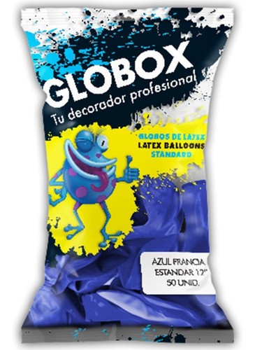 Globox Standard 12 Pul. Azul Francia X 50 Un