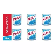 Kit C/6 Latas Molico Leite Em Po Desnatado Nestlé 280g