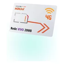 Sem Mensalidade - Chip M2m Gf22 - Plano Anual 20mb Mês