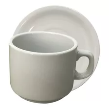 6 Tazas De Cafe Pocillo Con Plato Porcelana Tsuji Línea 450