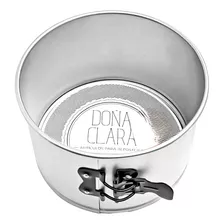 Molde Pan Dulce Tortera Desarmable Altura 12 Doña Clara Nº2 Color Metal