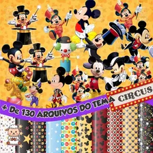 Kit Digital Circo Mickey Png (pague 1 Leve 3)