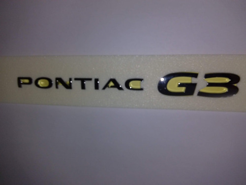 Emblema Original Letras Pontiac G3 Modelo 2006 - 2009 Foto 4