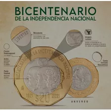 Moneda De 20 Pesos Mexicanos Del Año 1821 A 2021..