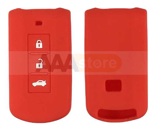 Funda Silicon Protector Llave Mitsubishi Dodge 6 Colores Foto 3