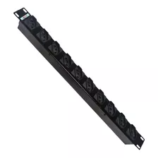 Régua Extensão Rack 19 1u 10 Tomadas 10a Bivolt