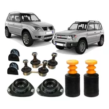 Batente Coxim Coifa Bieleta Bucha Pajero Tr4 Io 99 A 15 Kit