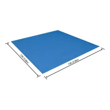 Lona Cubre Piso Para Piscina 396 X 396 Bestway Color Azul