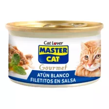 Master Cat Lata Atun Blanco Filetitos En Salsa 85g