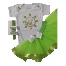 Fantasia Tinker Bell, Sininho + Saia + Faixa, Conjunto